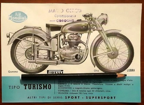 Mondial tipo turismo 125 - b,