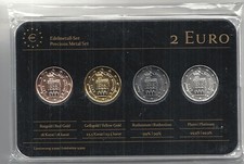 San Marino set 2 euro metalli