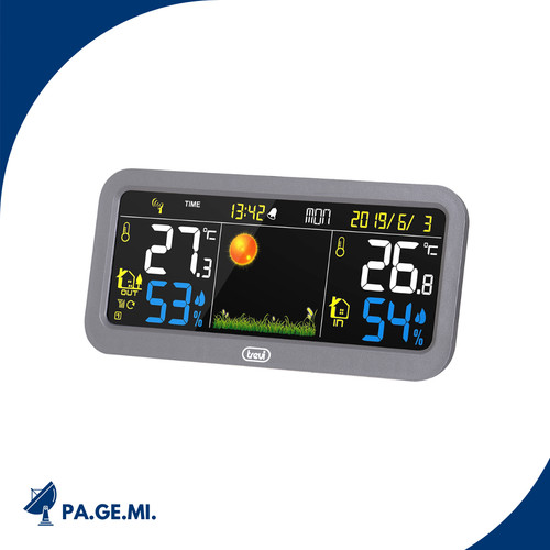 Stazione meteo con display - con,