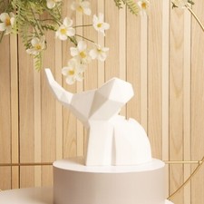 CLARALUNA* 2024 SALVADANAIO ELEFANTE BIANCO  13X13X8.5  24198