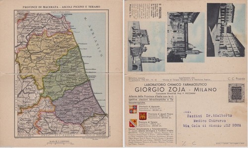 Cart con cartina geografica - cart.,