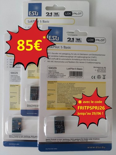 Soldes lot décodeurs esu - de,
