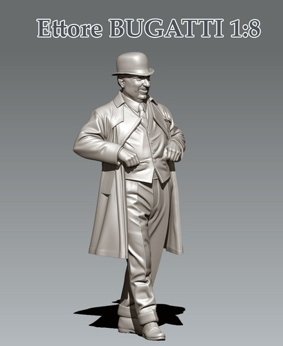 Ettore bugatti figurine 1 - ettore,