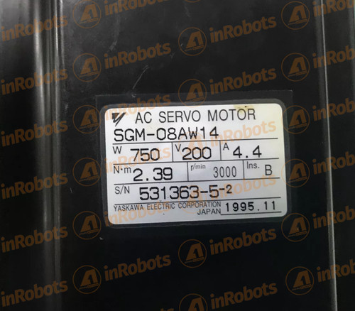Yaskawa servomotore sgm - yaskawa, sgm-08aw14