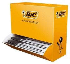 Penne bic nere cristal medie - cristal,