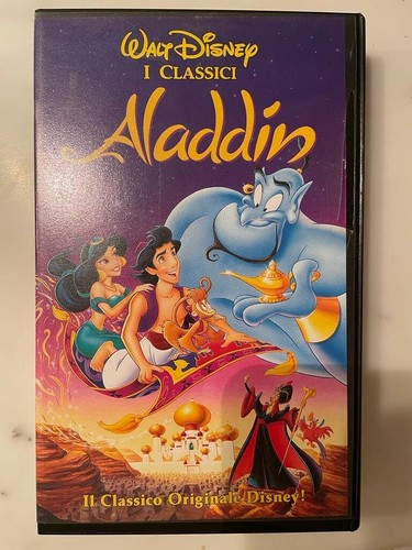 Aladdin walt disney - walt, vhs