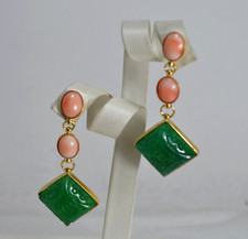 925 SILVER GOLD CORAL PINK