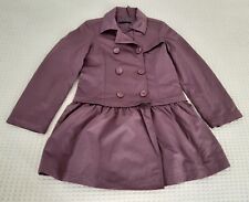 Giacca impermeabile giubotto viola 2 in 1 SISLEY bimba bambina 5/6 anni