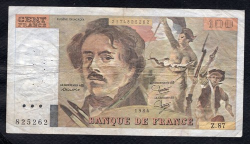 100 francs delacroix - 100,