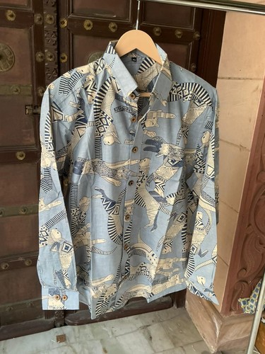Camicia indiana cotone boho - camicia,