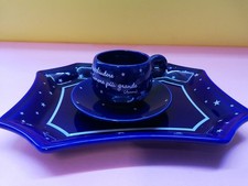 BACI PERUGINA VASSOIO TAZZINA PIATTINO CAFFÈ PORCELLANA COFFEE CUP FRASI