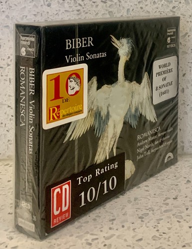Biber violin sonatas discs - biber,