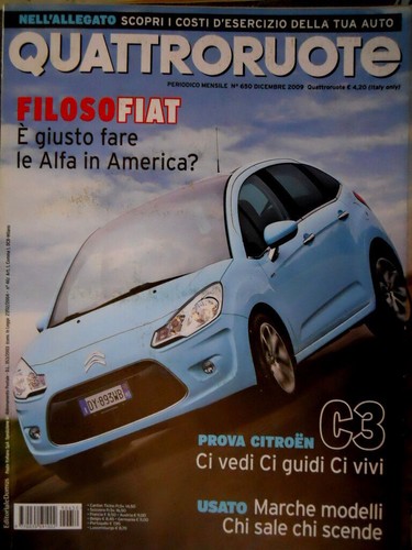 Quattroruote 650 2009 - , prova