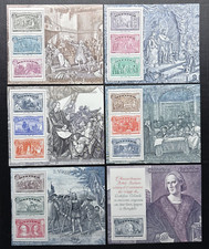 Italia 1992 Serie completa dei 6 foglietti Cristoforo Colombo MNH**