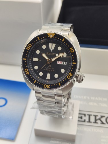 Seiko srp775k1 turtle nero oro - seiko,