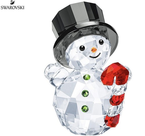 Nib swarovski snowman with - swarovski,