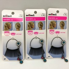 3-PK Scunci Bendini Clip