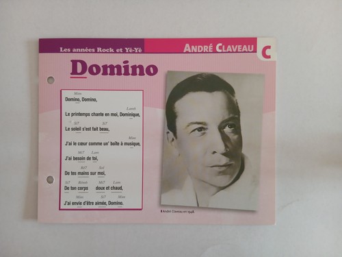 Carte fiche andre claveau - andre,