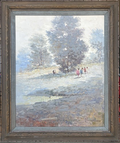 Antonio pecoraro olio tela - olio, su