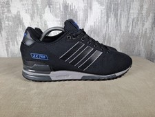 Scarpe da ginnastica uomo Adidas ZX 750 tessuto taglia UK 9 nere