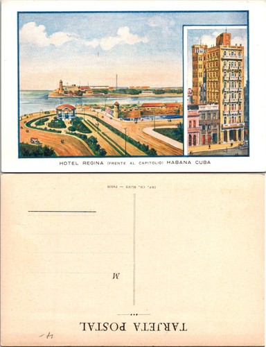 Cartolina hotel regina habana - regina,