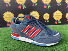RARA 2013 Adidas ZX 750 OG Collegiate,Navy,Poppy Sneakers Uomo Scarpe da Ginnastica Regno Unito 7