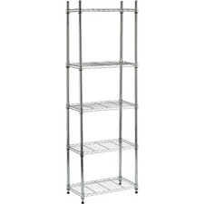 SCAFFALE IN METALLO CROMATO 3