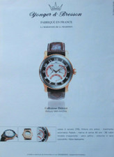 Pubblicità Advertising Italian Clipping 2008 OROLOGIO WATCH YONGER & E BRESSON