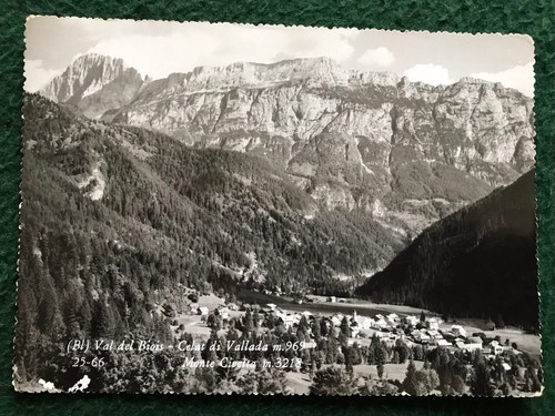 Cartolina val del biois - val,