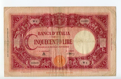 Banconota 500 lire - banconota,
