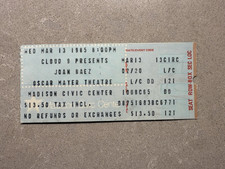 Biglietto concerto JOAN BAEZ