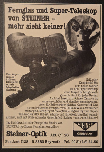 Binocolo steiner optik - binocolo,