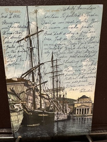 Cartolina nave ship trieste - cartolina,