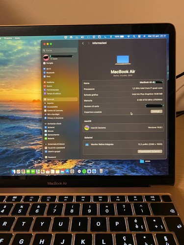 Apple macbook air 2020 - apple,