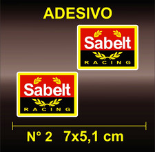 Adesivi Sticker SABELT | SPARCO OMP RECARO MOMO DAINESE ALPINESTARS