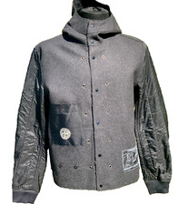 Rara giacca bomber Stone Island Ice Inside attaccabile doppio cappuccio taglia L 52 54 3