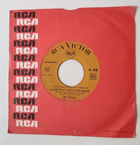 Neil sedaka notte fatta - neil,