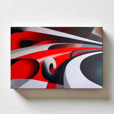 Quadro moderno famoso Tullio Crali vol V stampa su tela canvas arredo poster