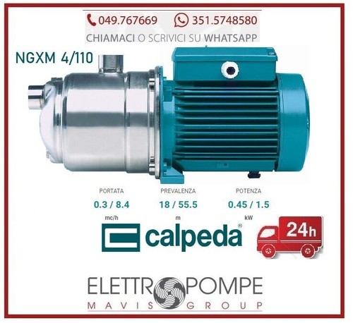 Calpeda ngxm 110a - 4/110a, 1hp