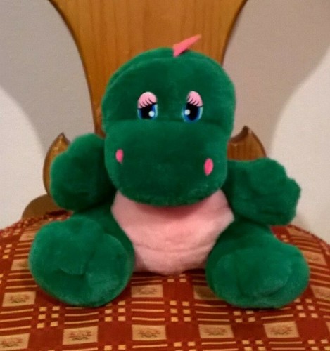 Peluche draghetto verde anni - peluche,