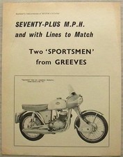 Ristampa articolo moto Greeves