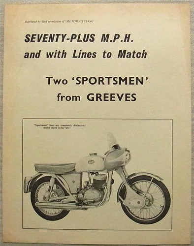 Greeves sportsman 35 - sportsman,
