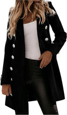 Donna Cappotto Invernale Lana