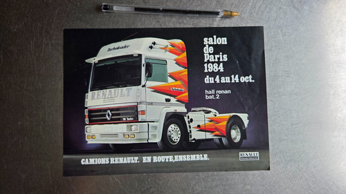 Camion renault publicité - camion,