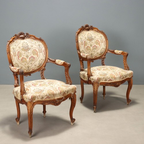 Coppia poltroncine antiche - poltroncine,