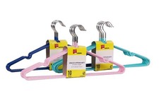 Set 10 Stampelle Grucce in PVC