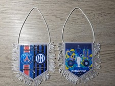 FANION  PENNANT  9x11cm Champions League 2025  FINALE  PARIS PSG / INTER MILAN