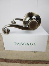 Manopola leva maniglia serratura porta camper/casa mobile passaggio finitura ottone antico NUOVO