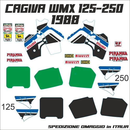 Adesivi kristal cagiva 125 - kristal,