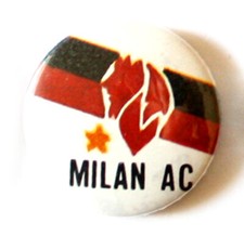 MILAN Spilla VINTAGE Anni 80 Spille GADGET Squadra CALCIO Paninaro Pin a Bottone